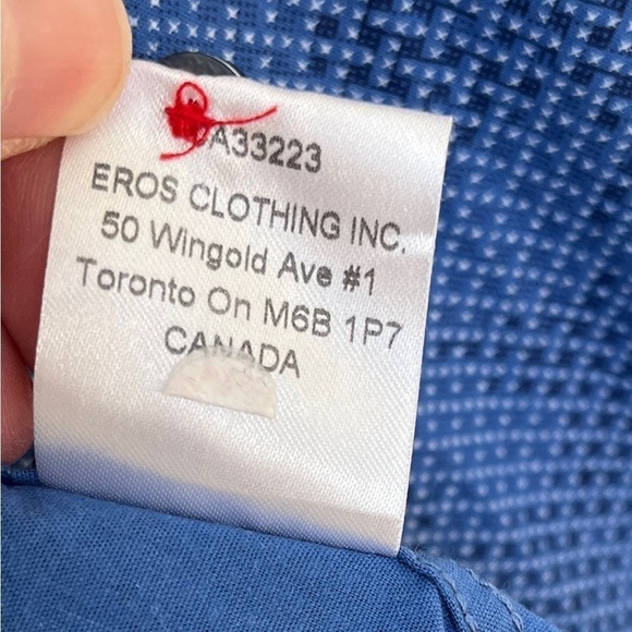 SLOANE 044 Shirt Club Short Sleeve 100% Cotton Blue Shirt Preppy Casual Office - Picture 8 of 12